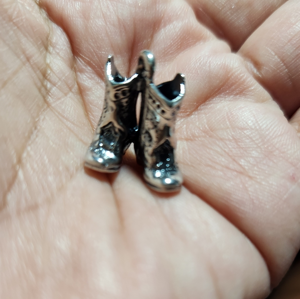 James Avery Retired Cowboy Boots charm